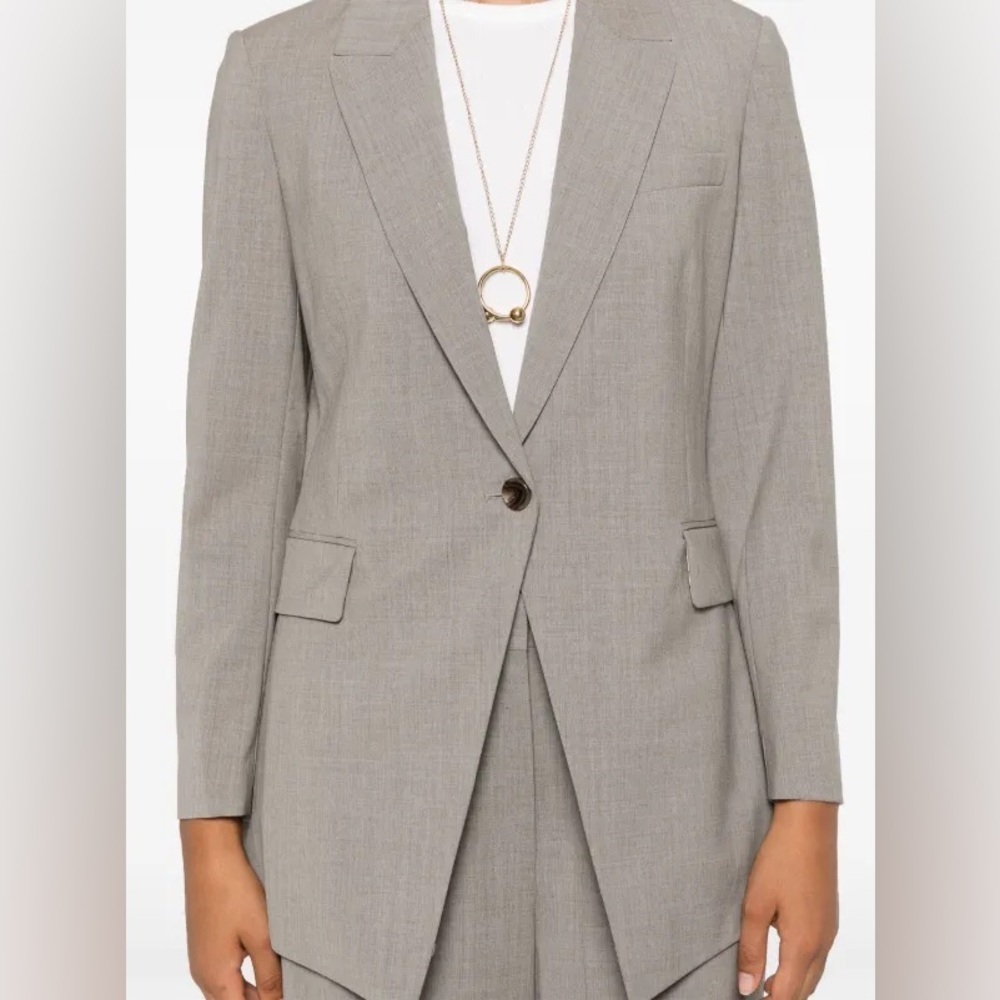 Like New Theory mélange effect Wool blazer Size 12 - Picture 3 of 8